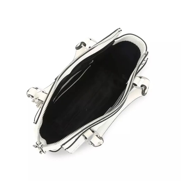 ❌SOLD❌ Brand New GUESS Multi-Color Guess Logo White Adhira Satchel, Bag Purse - Picture 5 of 5